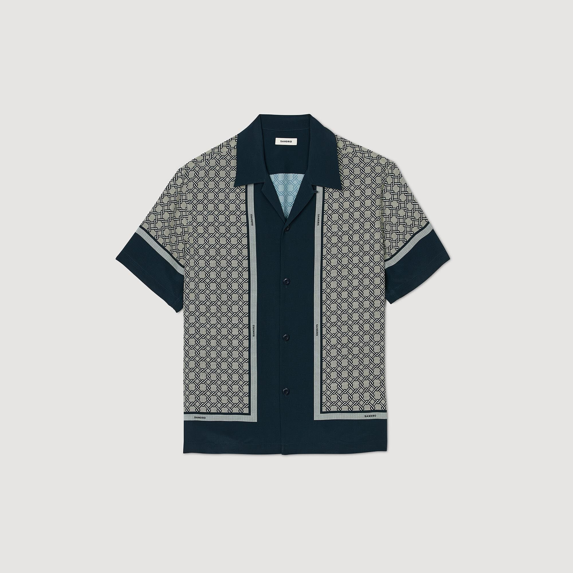 SHORT-SLEEVED PATTERNED SHIRT - 6