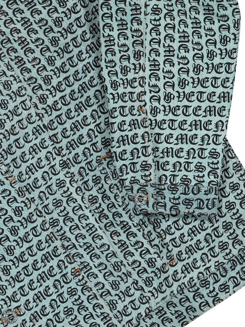 monogram-print jacket 5
