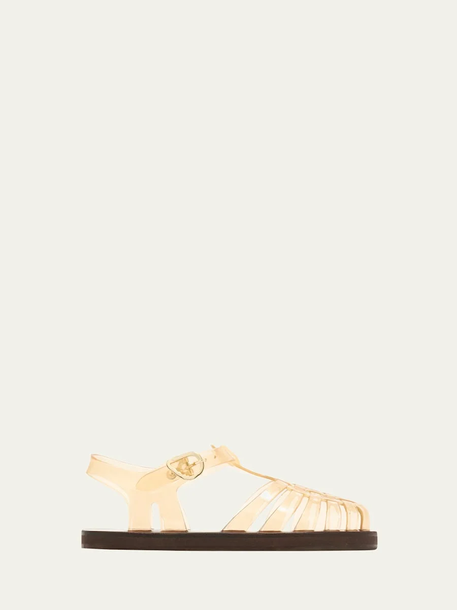 Homeria Transparent Jelly Fisherman Sandals - 1