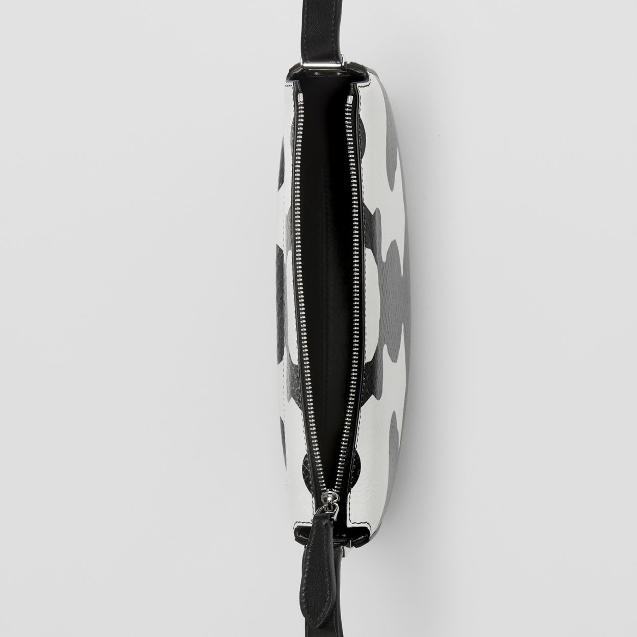 Mini Cow Print Leather Zip Olympia Bag - 5