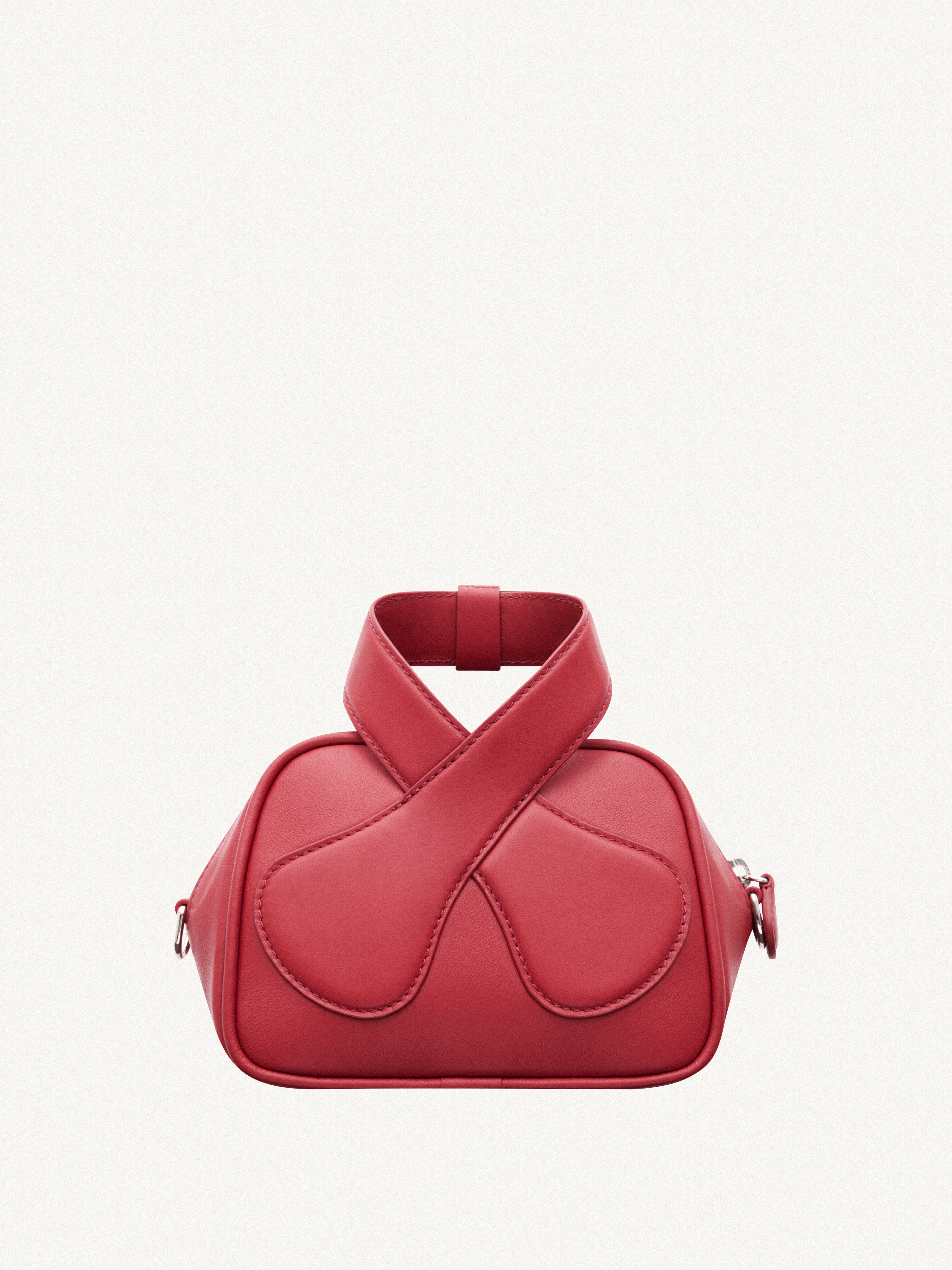 LOOP BAGUETTE LEATHER BAG - 3