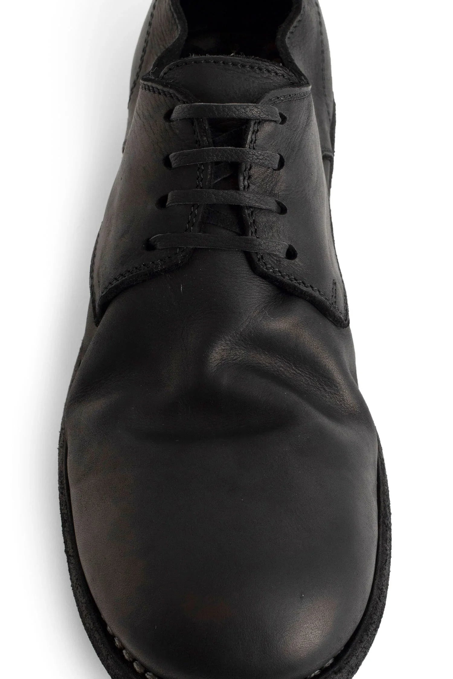 GUIDI WOMAN BLACK LACE-UPS - 5