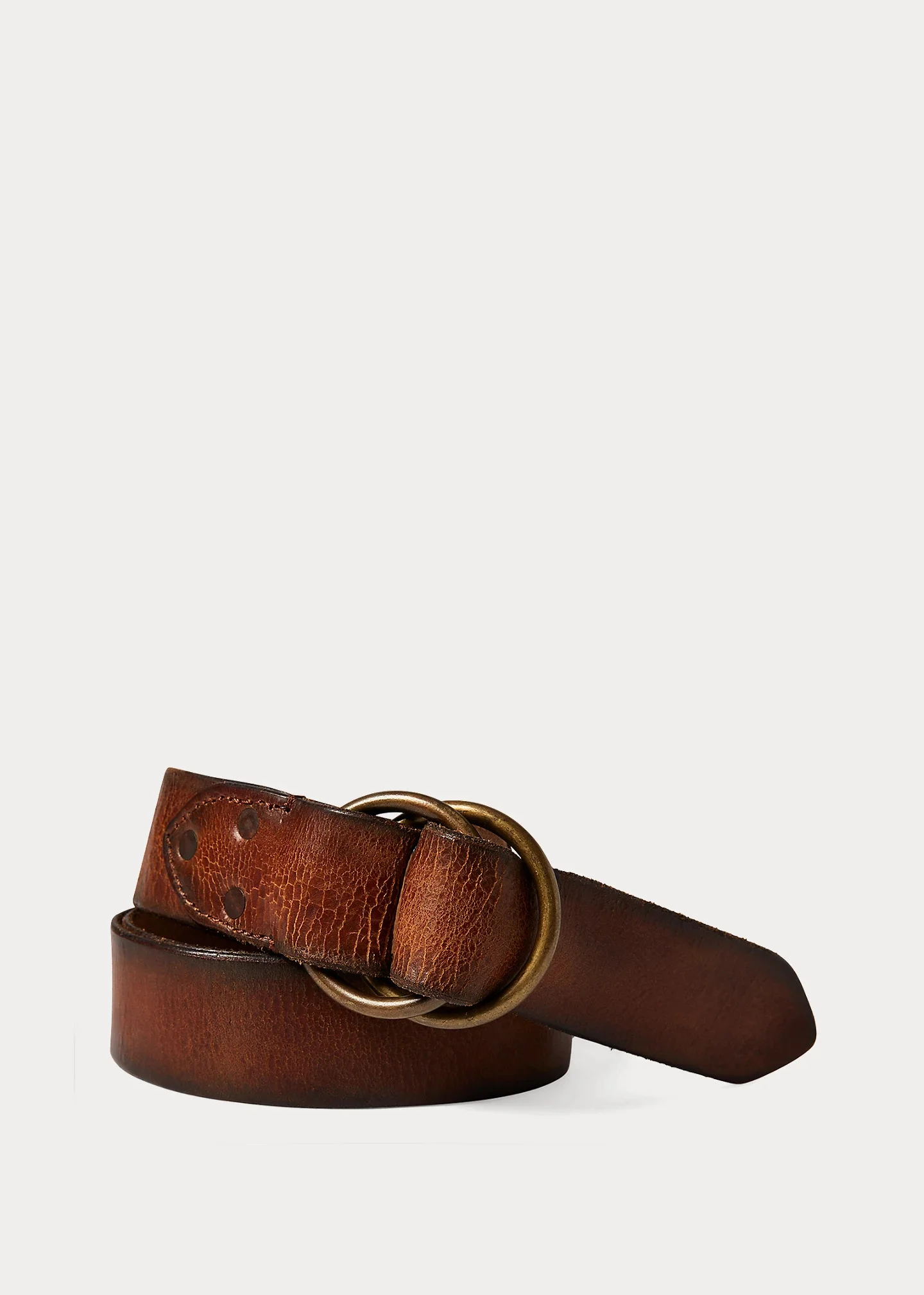 Distressed Leather Belt - 1