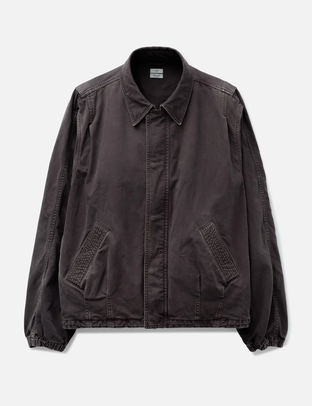 PEACHED COTTON TWILL GARMENT-DYE BALLOON SILHOUETTE BLOUSON - 1