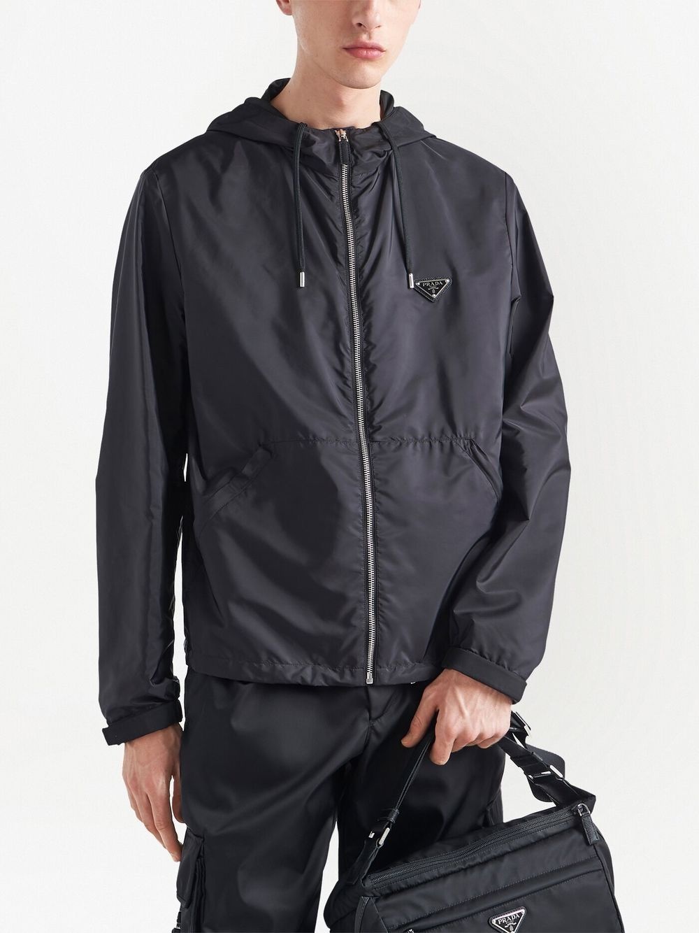 Re-Nylon hooded jacket - 4