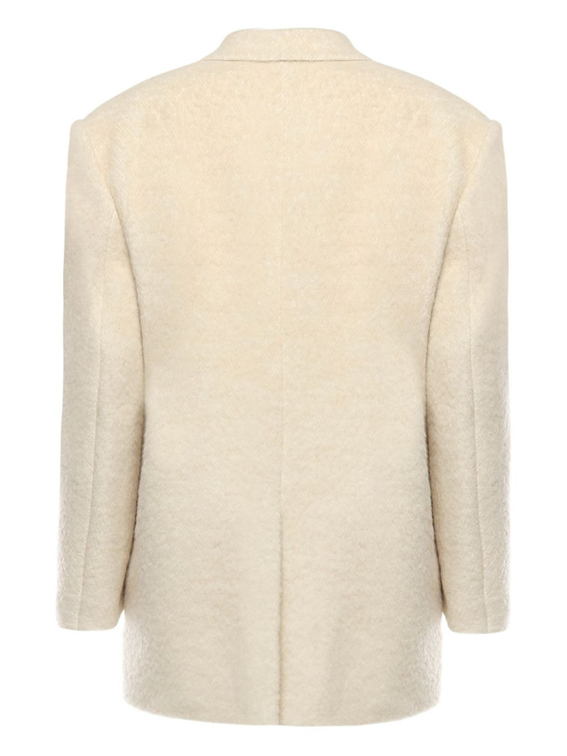 THE ANDAMANE single-button wool blazer outlook