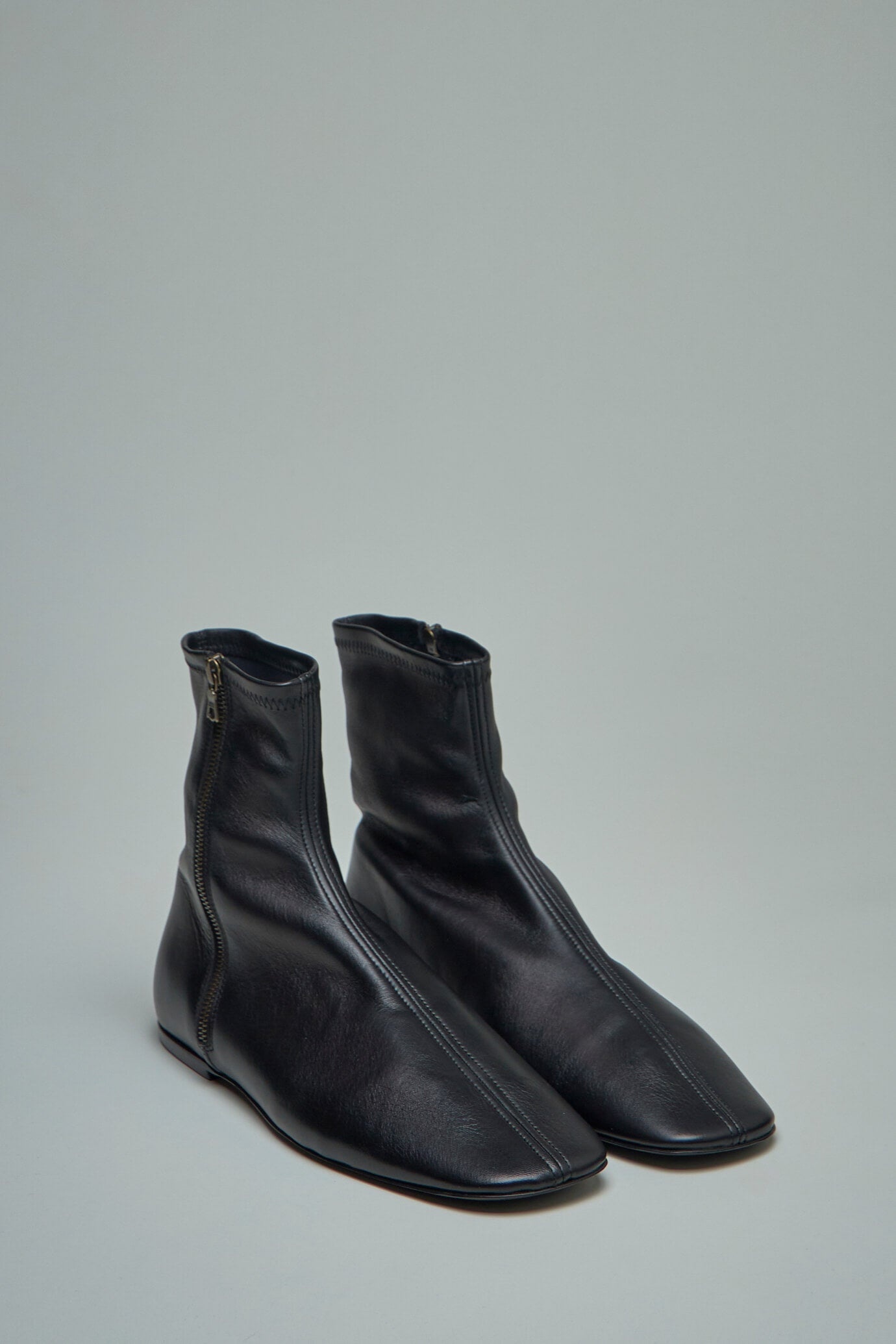 Leather Ankle Boots - 2