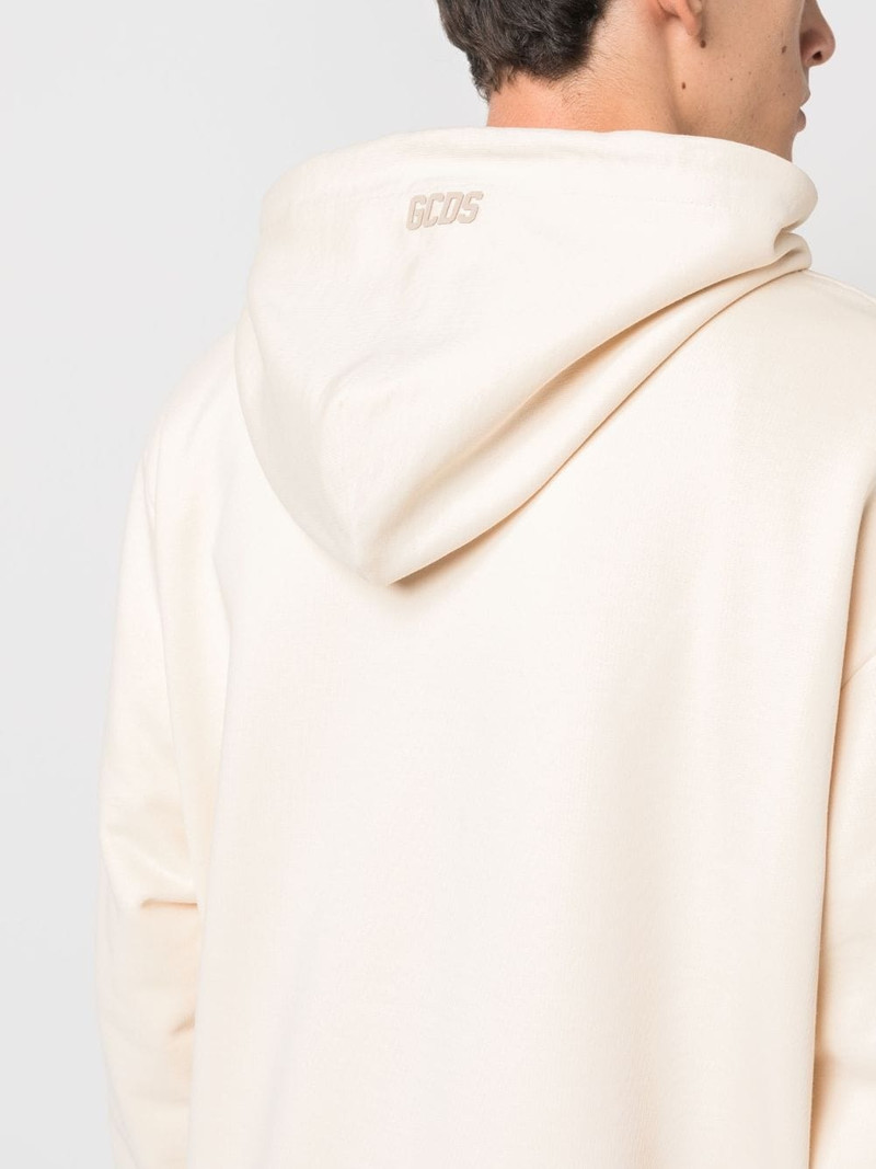 logo-detail drawstring hoodie 5