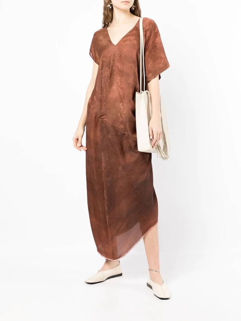 UMA WANG asymmetric shift dress outlook