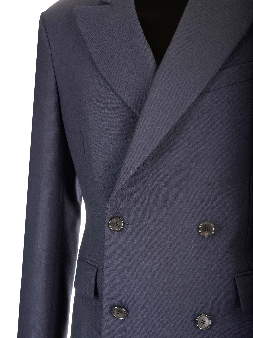 Double-Breasted Jacket Jackets Blue - 5