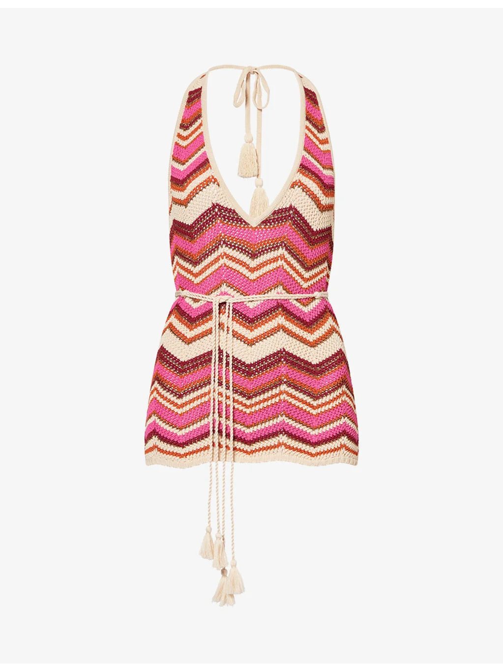 Carina Halter-Neck Knitted Top - 1