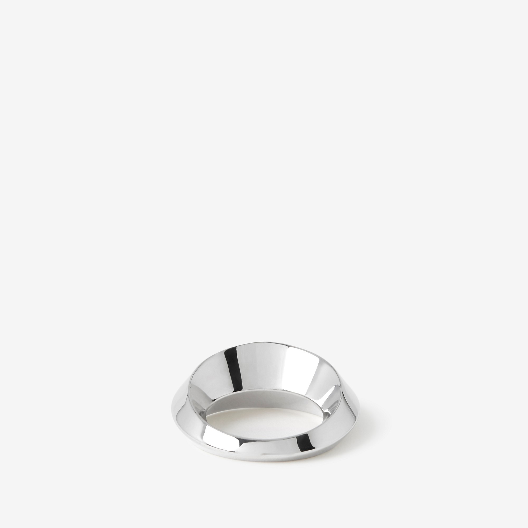 Silver and Gold-plated Hollow Ring - 3