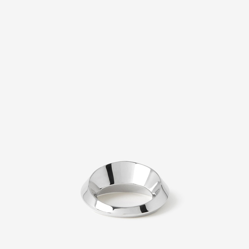 Silver and Gold-plated Hollow Ring 3