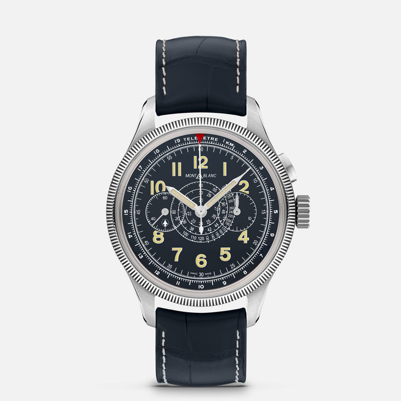 Montblanc 1858  Minerva Monopusher Chronograph Red Arrow Limited Edition - 88 pieces 1