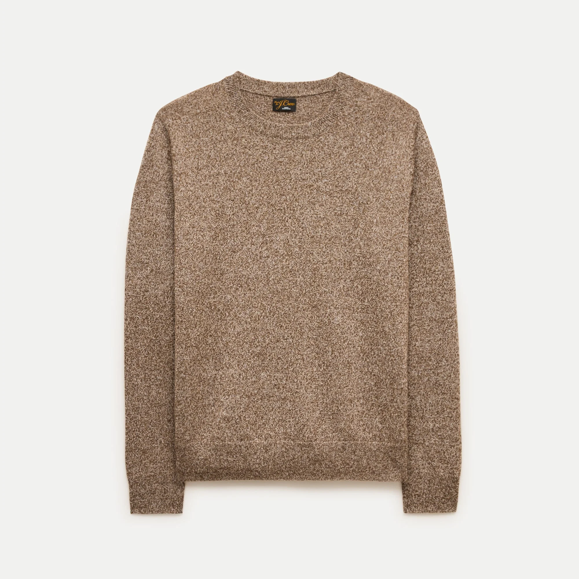 Marled cashmere crewneck sweater - 1
