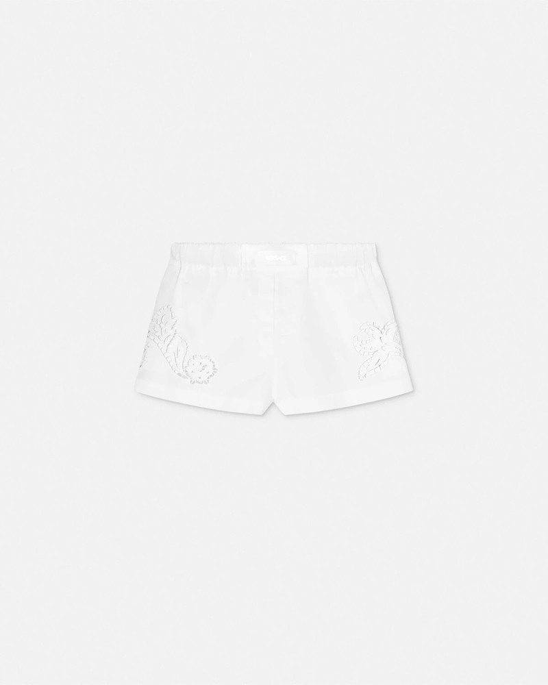 Embroidered Sangallo Boxer Shorts - 1
