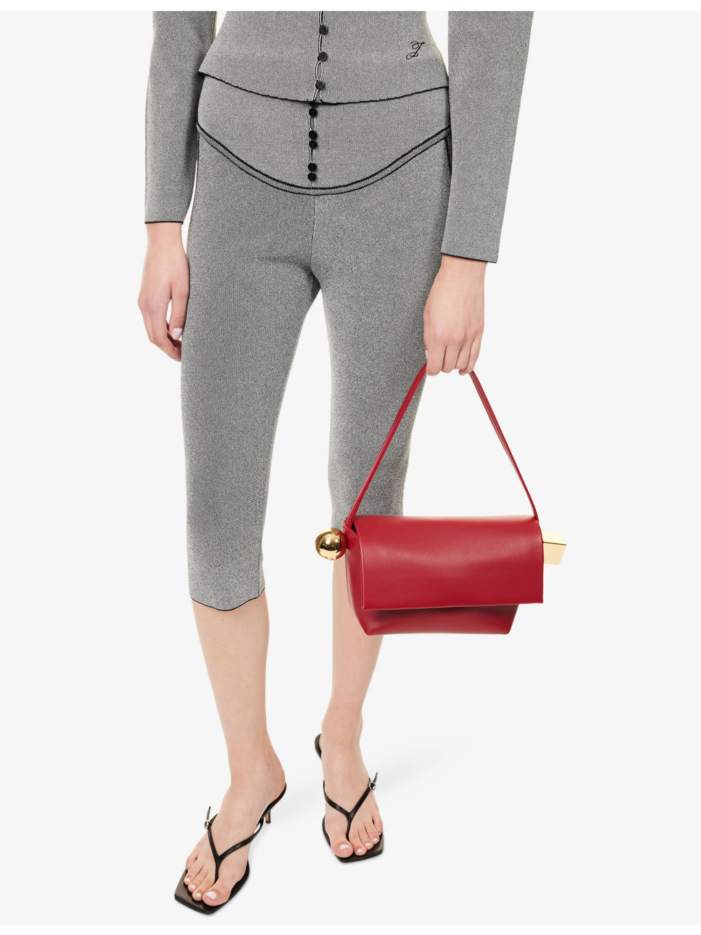 Le Rond Carre Leather Shoulder Bag - 2