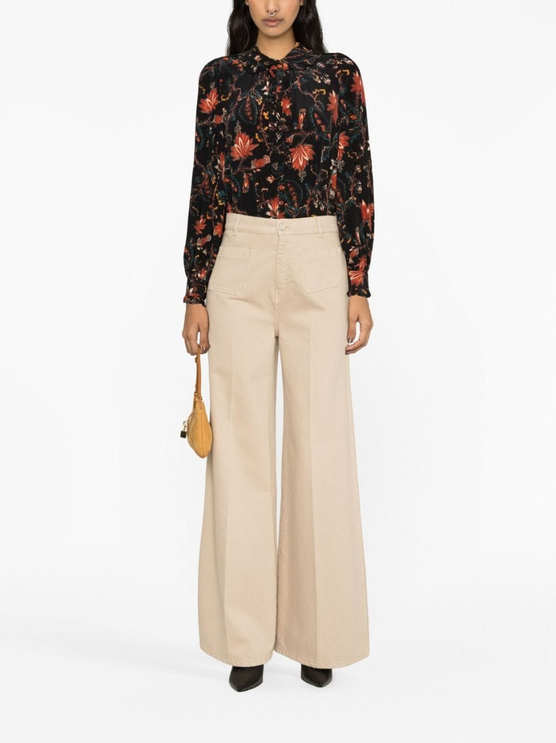 ULLA JOHNSON Philipa floral-print blouse outlook