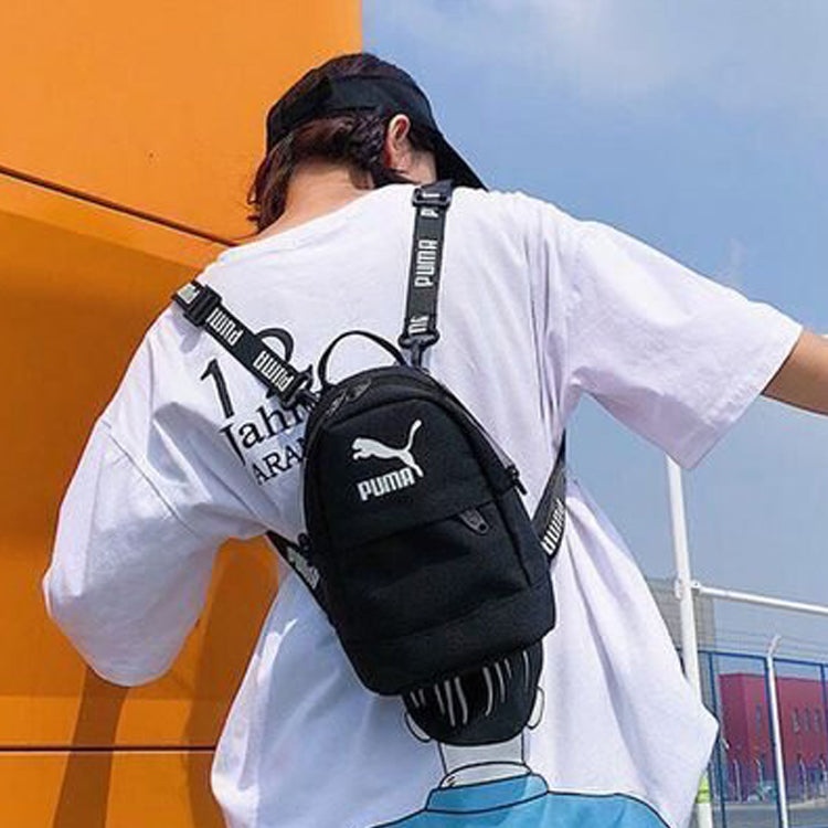 (WMNS) PUMA Minime Retro Backpack 'Black' 076154-01 - 3