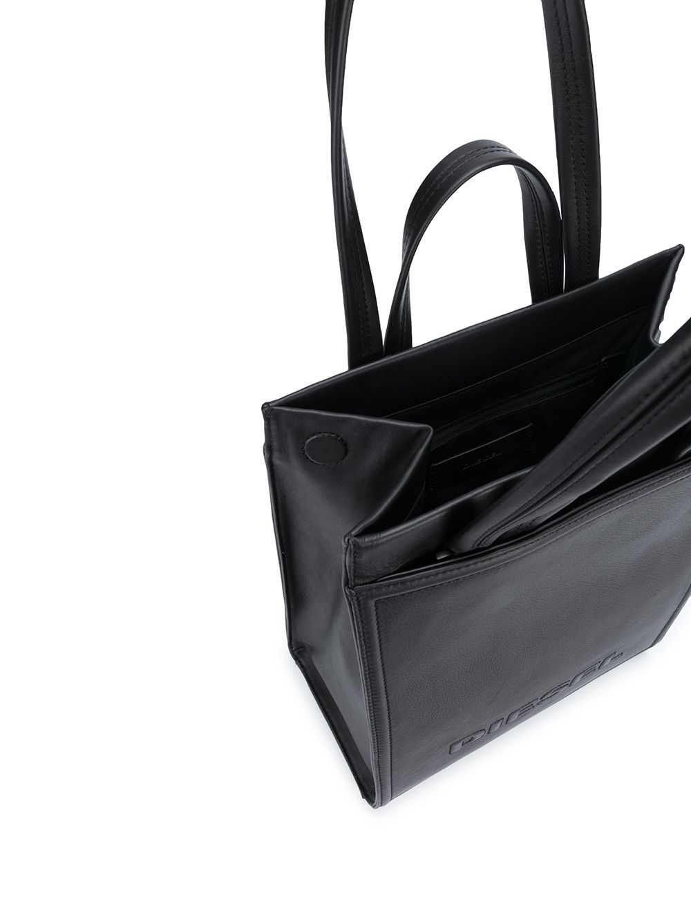 embossed logo tote - 4