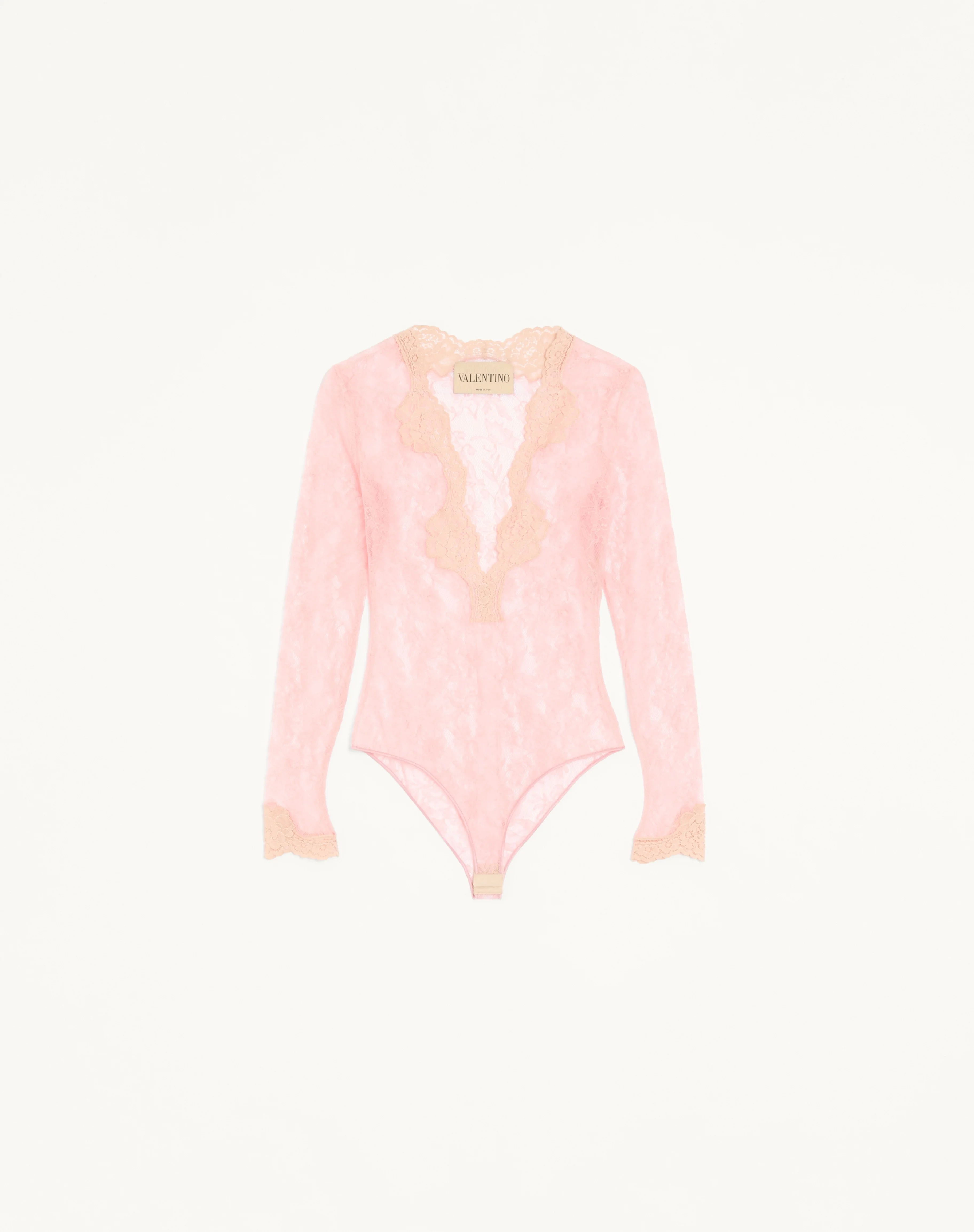 STRETCH LACE BODYSUIT - 1