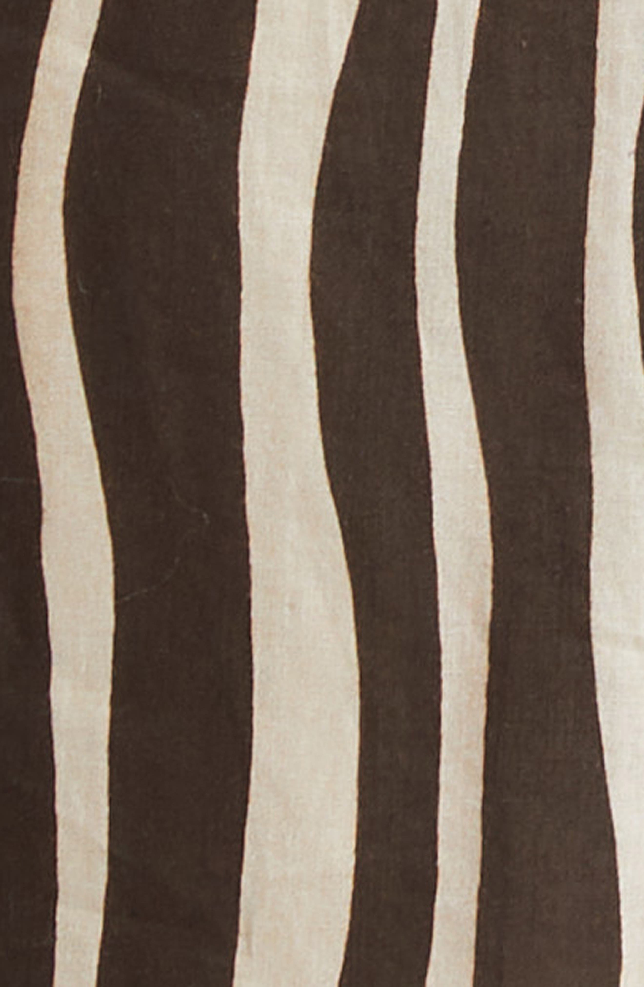 Pomelia Wavy Stripe Cotton Voile Shirtdress - 6