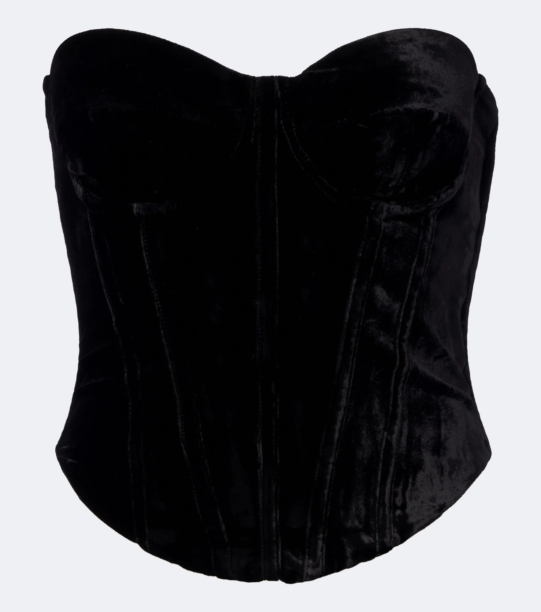 Velvet bustier - 1