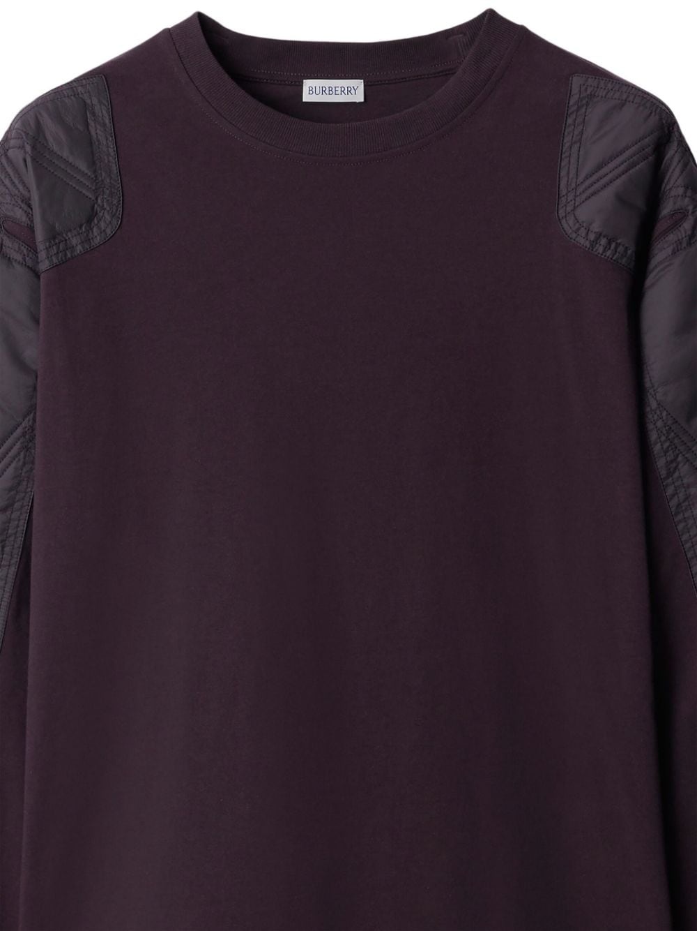 panelled cotton sweatshirt - 2