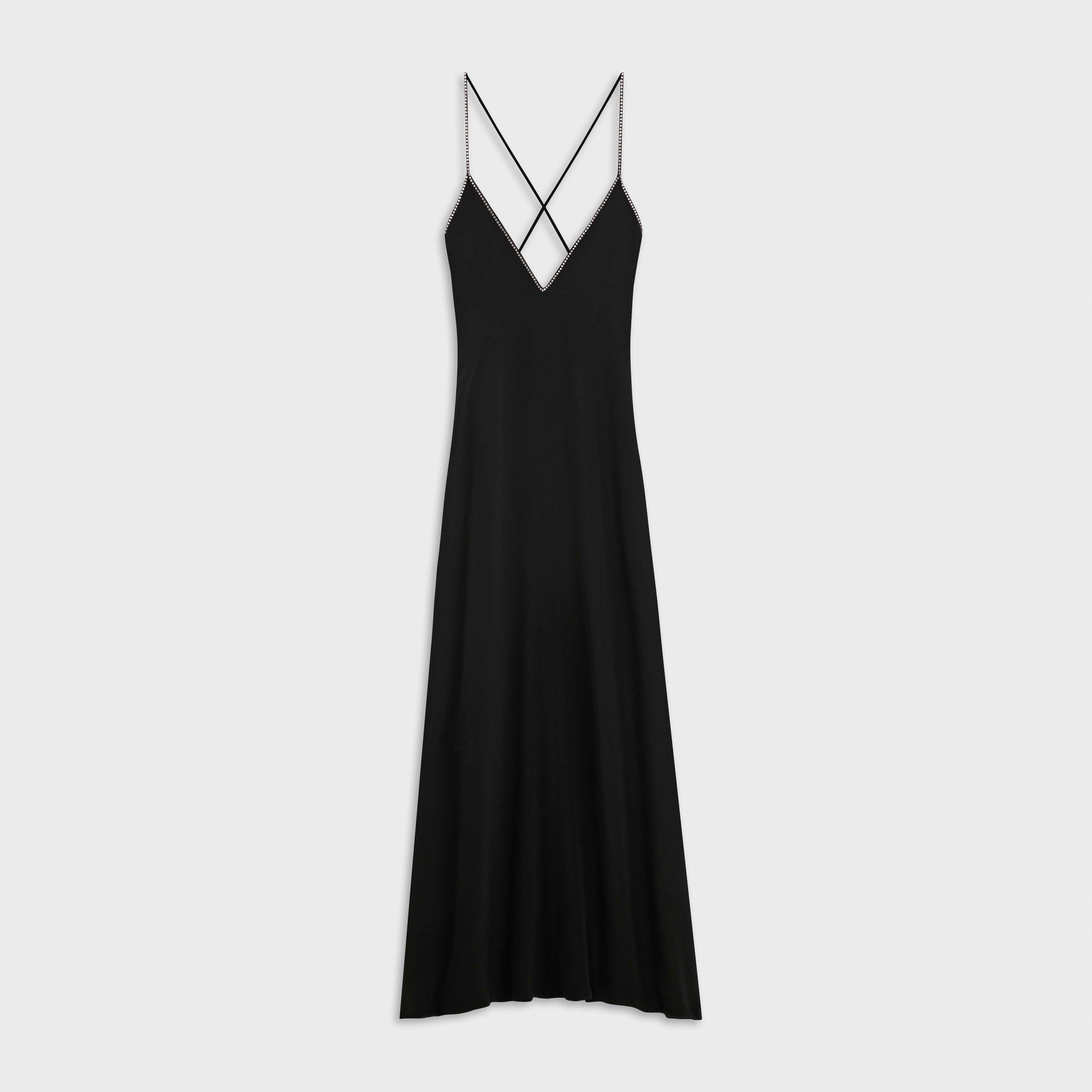 LINGERIE DRESS IN SILK CADY - 1