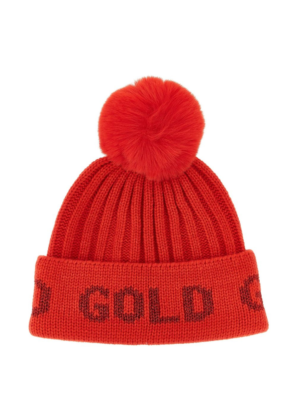 ribbed pompom beanie hat - 2