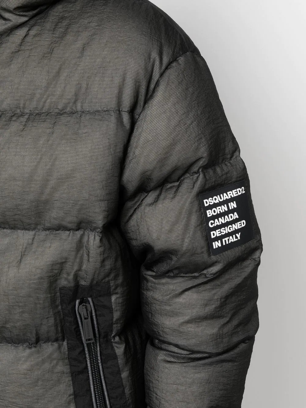 zipped padded jacket - 5