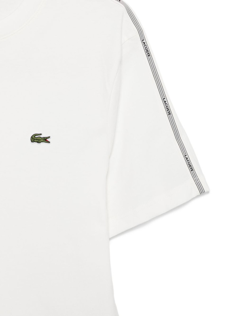 logo-patch tape-detail T-shirt 3