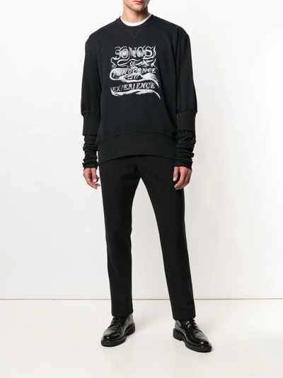 Ann Demeulemeester Iliad sweatshirt outlook