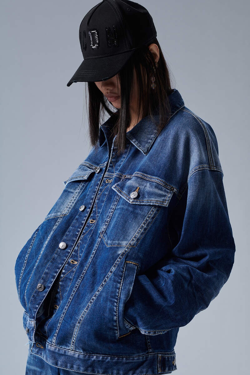 ICON DARK WASH OVER JEAN JACKET - 4