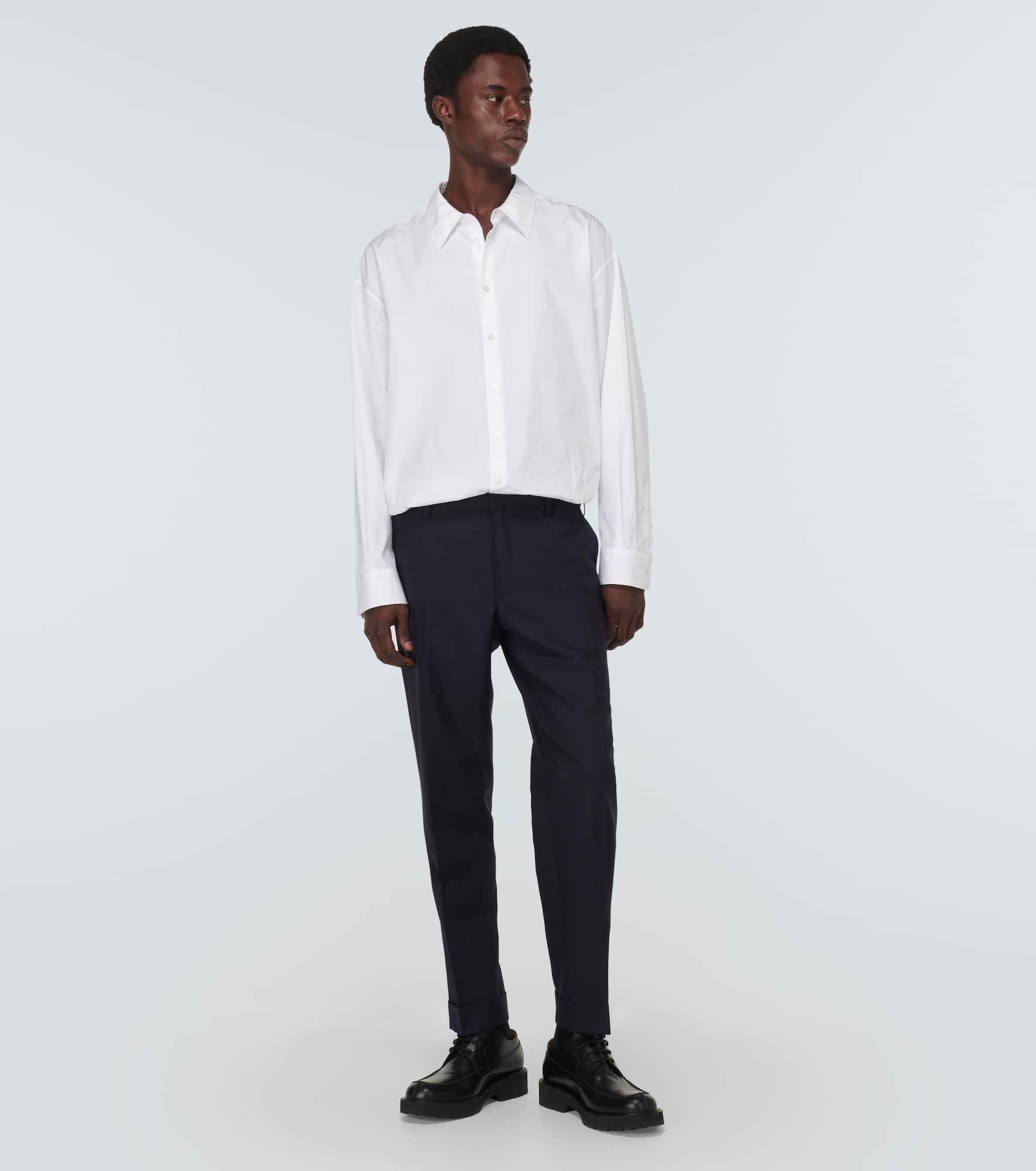 Wool straight pants - 2