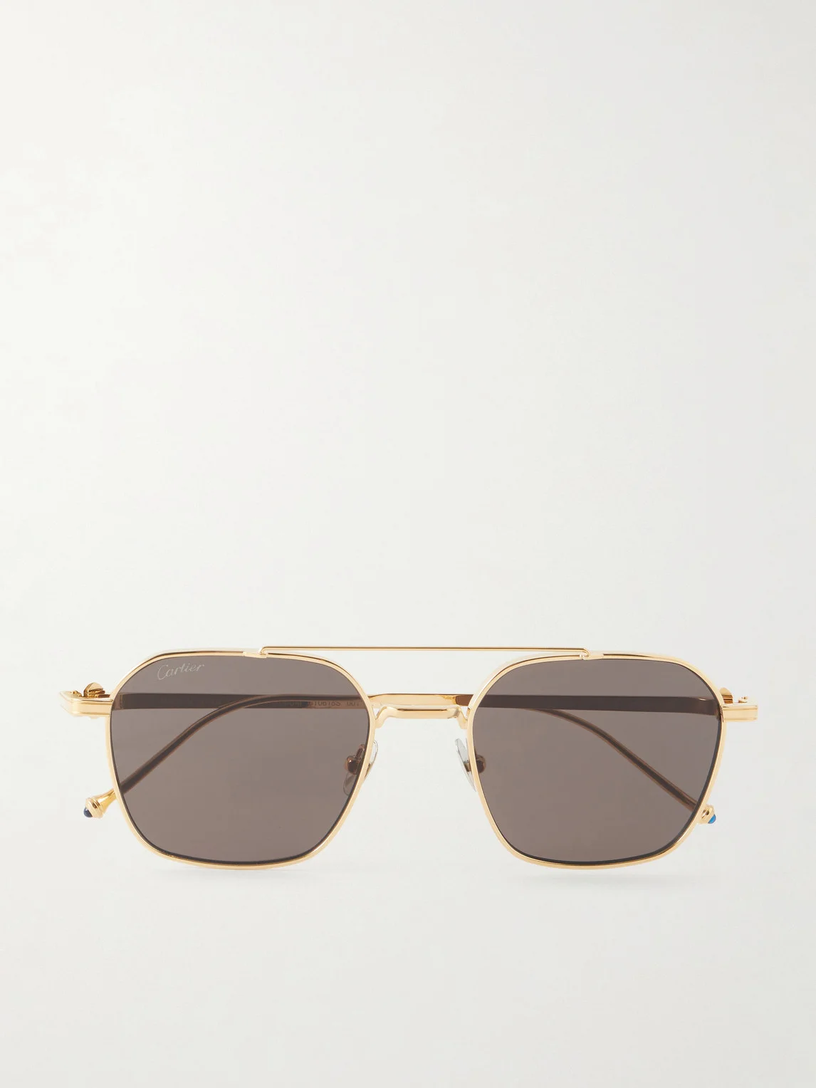 Pasha Square-Frame Gold-Tone Sunglasses - 1