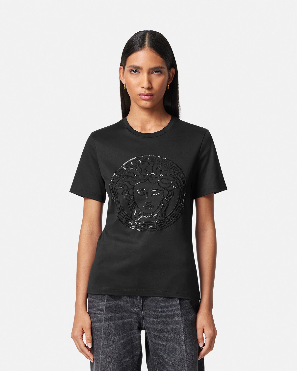 Embellished Medusa T-Shirt - 4