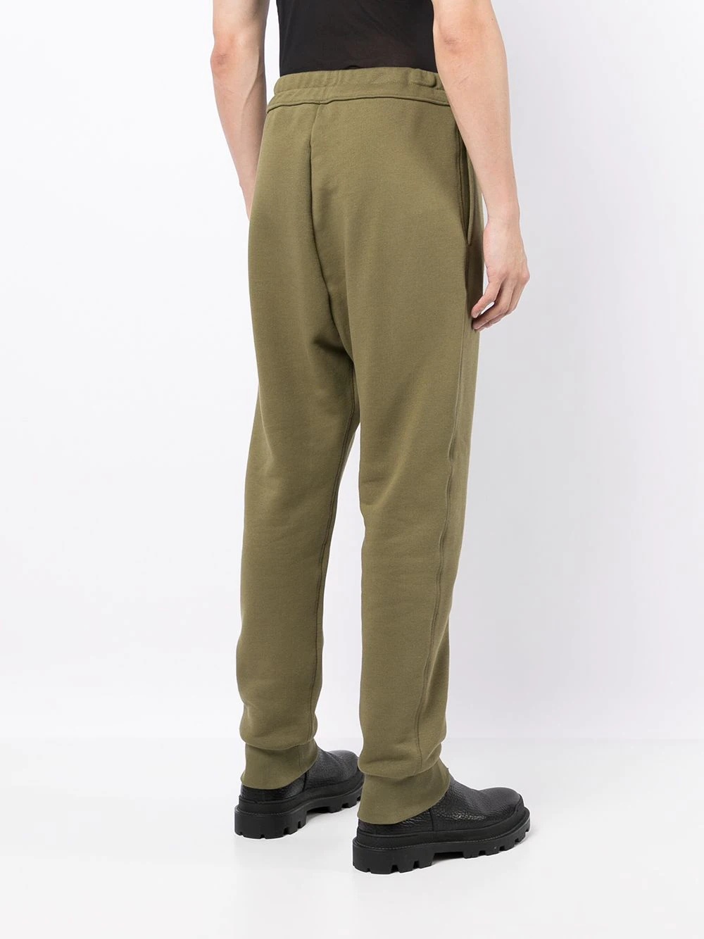 embossed logo tapered track trousers - 4