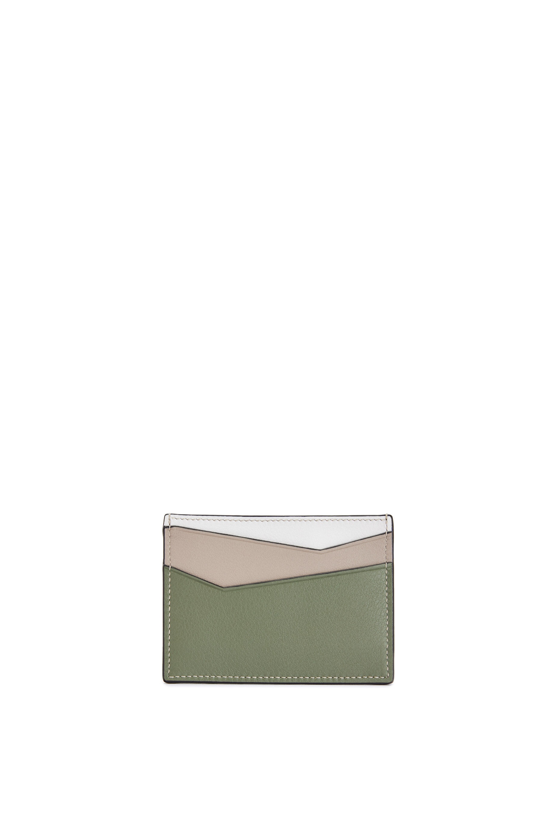 Puzzle plain cardholder in classic calfskin - 2