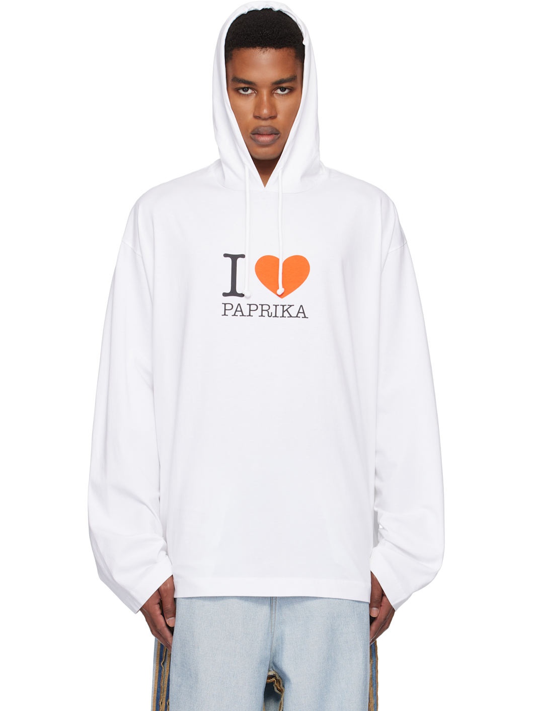White 'I Love Paprika' Hoodie - 1