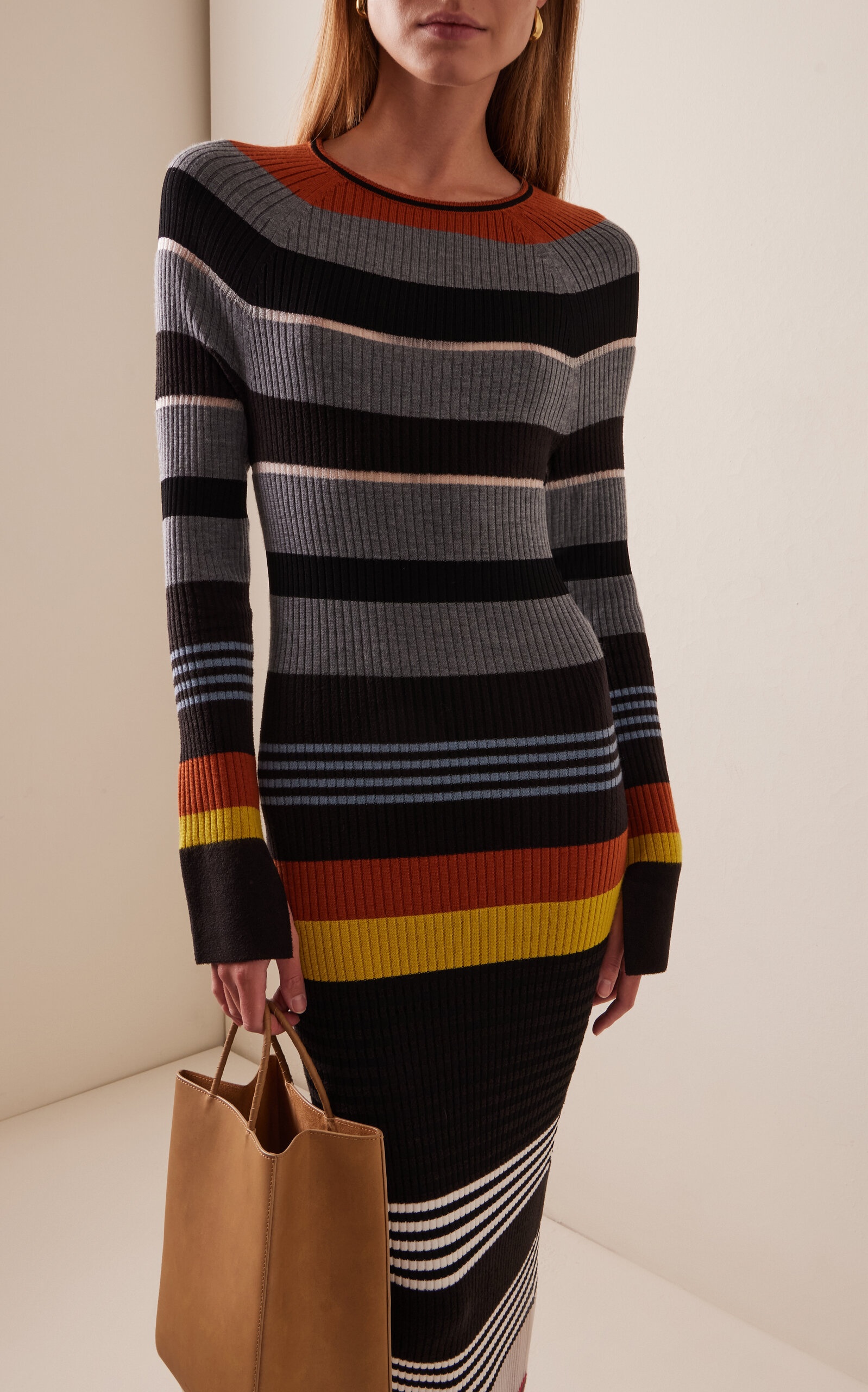 Leigh Striped Knit Maxi Dress multi - 3