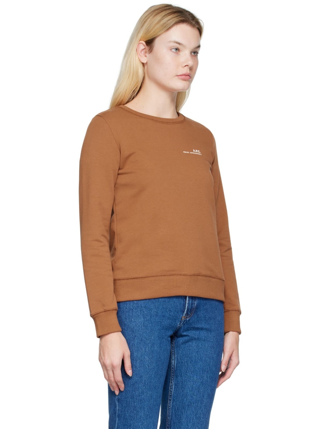 Brown Printed Sweatshirt - 2