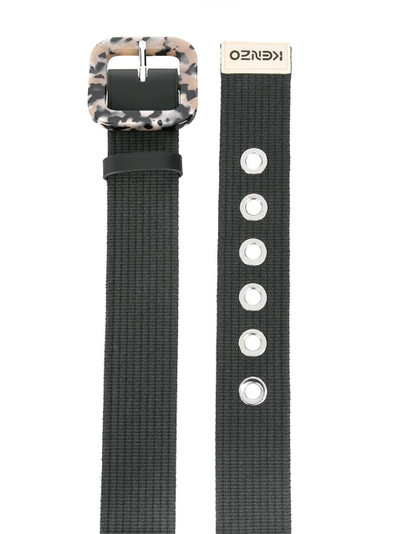 KENZO tortoiseshell buckle belt outlook