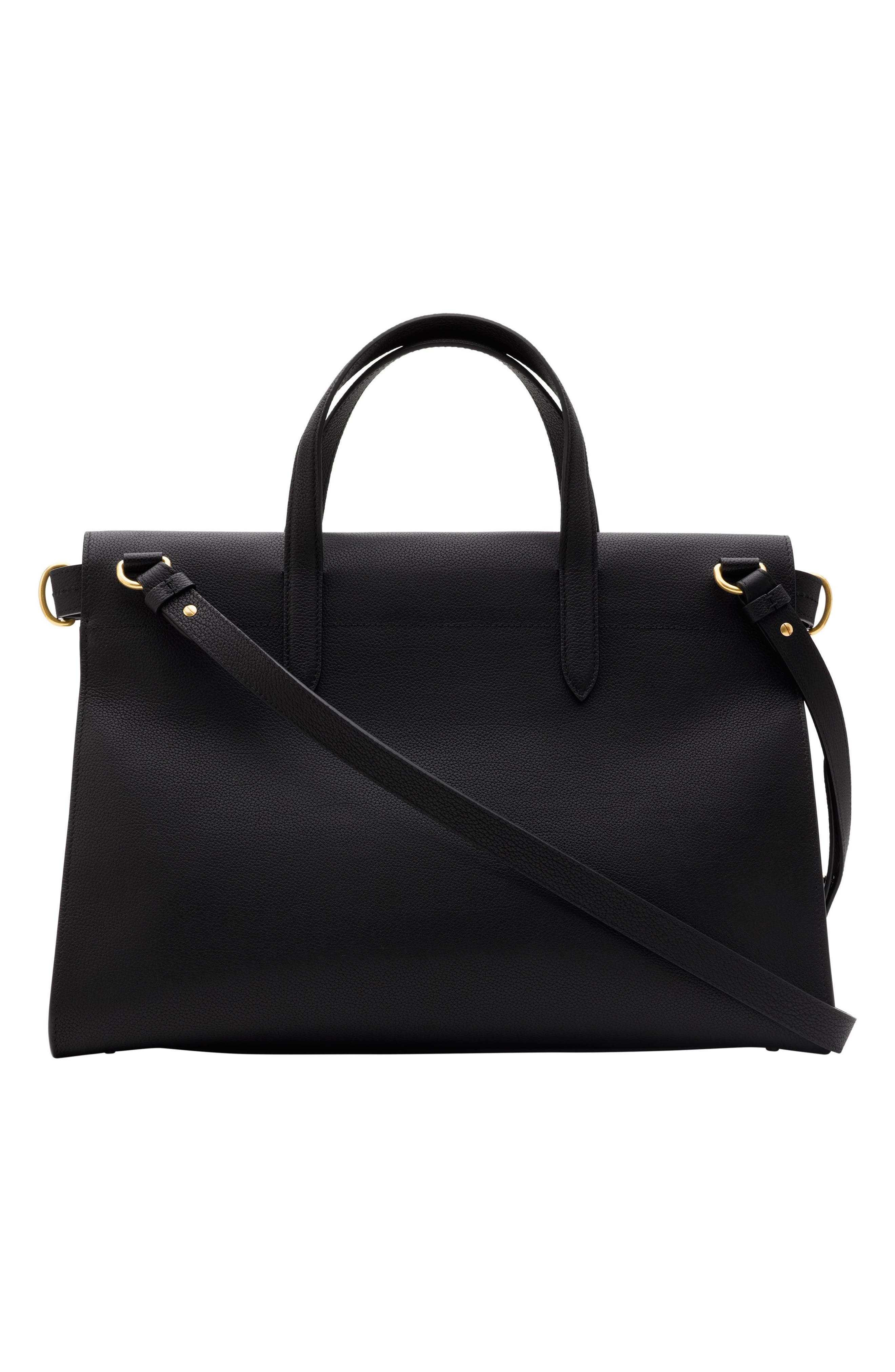 burberry Medium Cotswolds Leather Tote in Black at Nordstrom - 3
