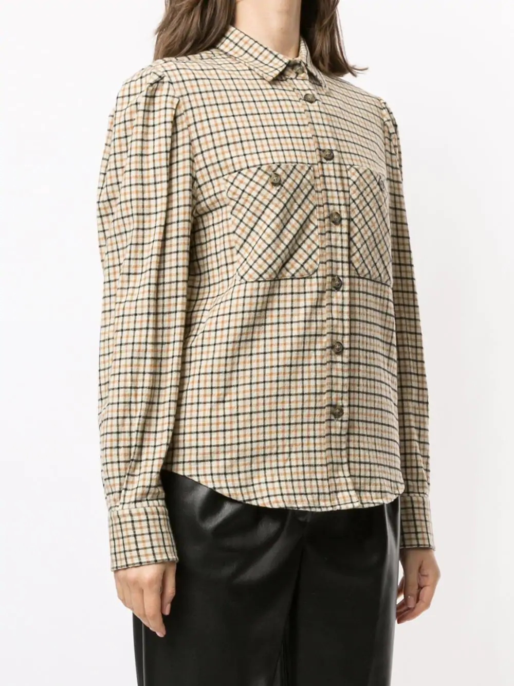 Falco checked long-sleeved shirt - 3