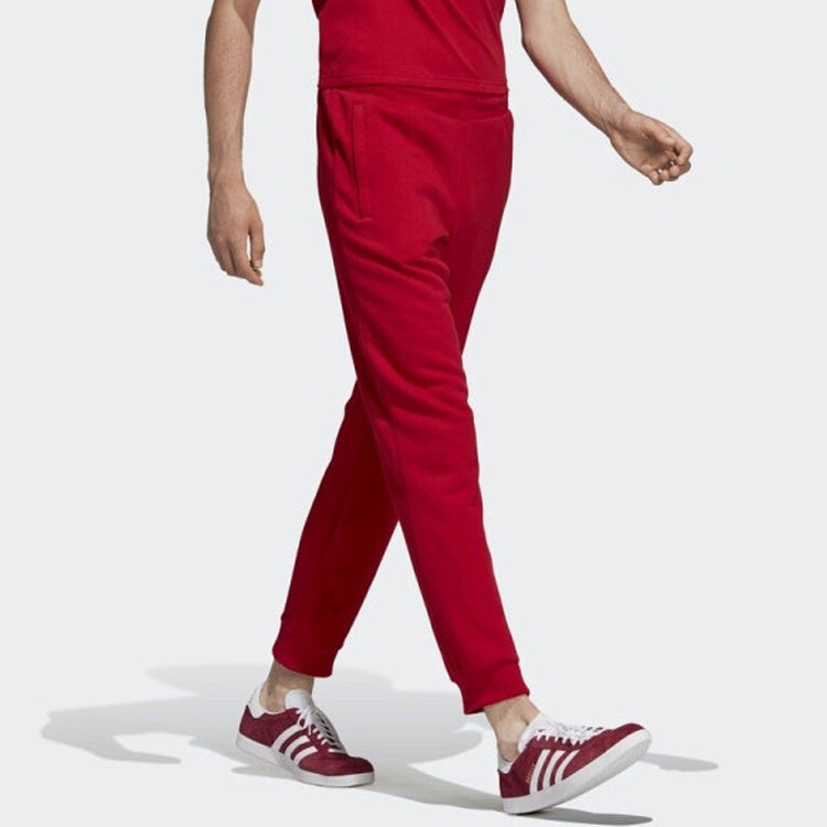 Men's adidas originals Red Sports Pants/Trousers/Joggers DX3618 - 4