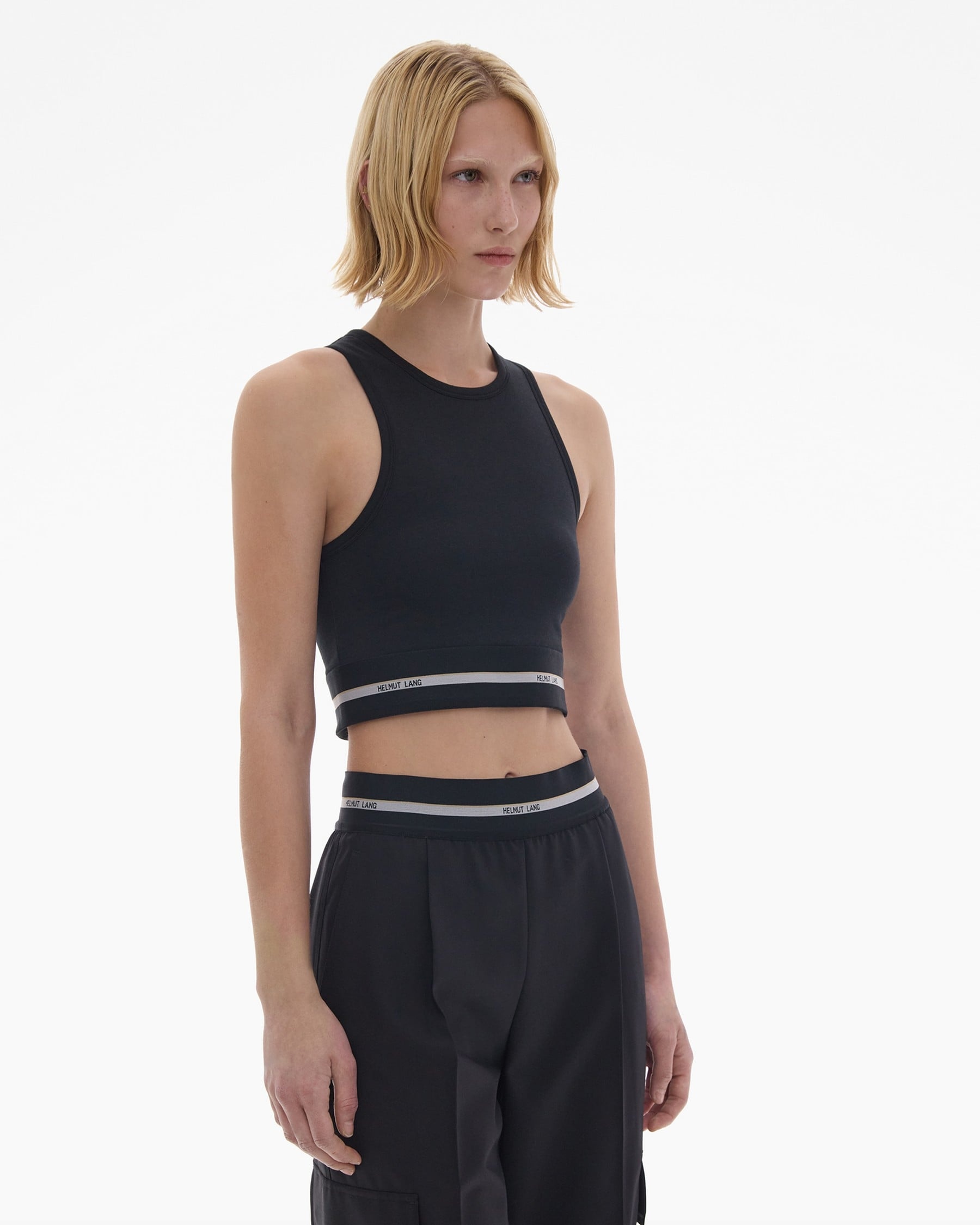 CROPPED LOGO TANK TOP - 5