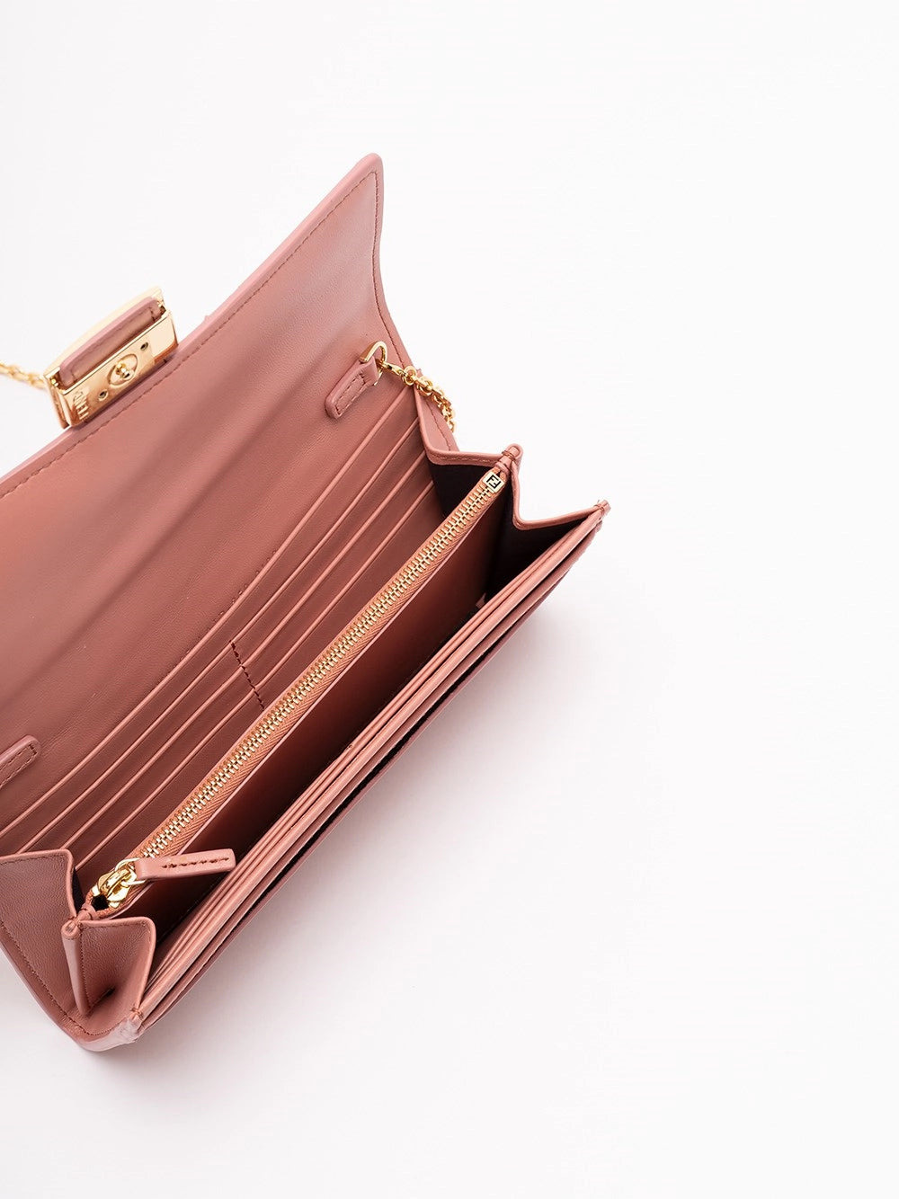 Fendi Women `Baguette` Continental Wallet With Chain - 5