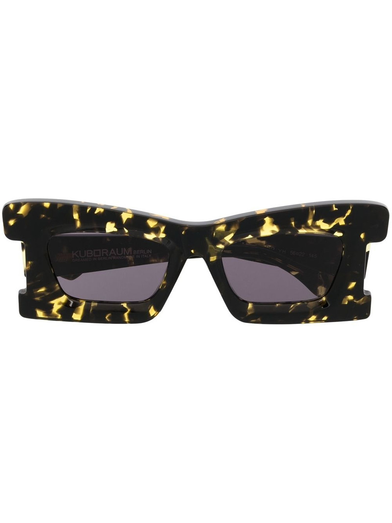 R2 rectangle-frame sunglasses 1