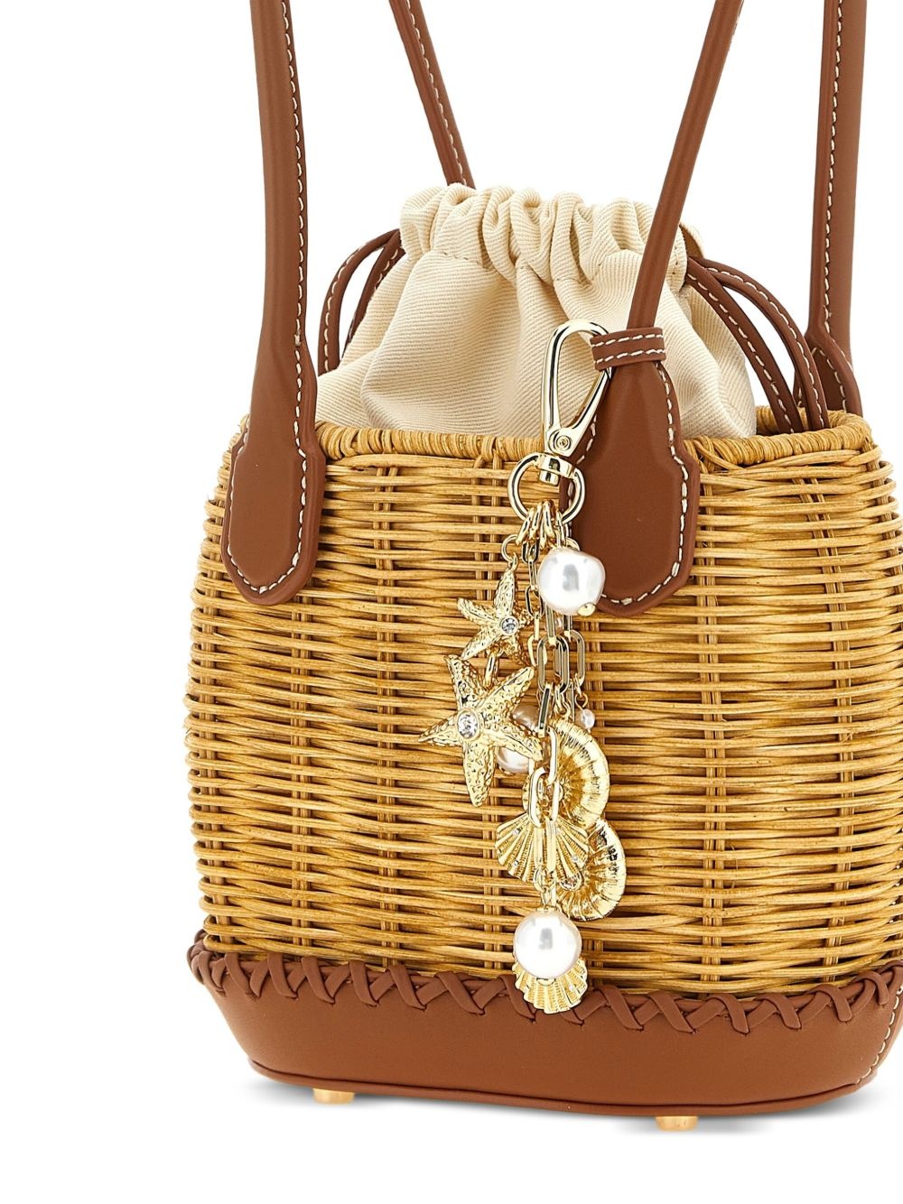 woven basket bag - 3
